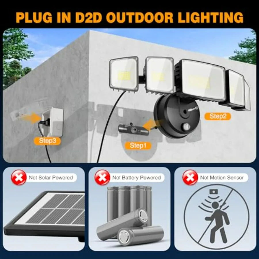 150W Dusk to Dawn Outdoor Lighting