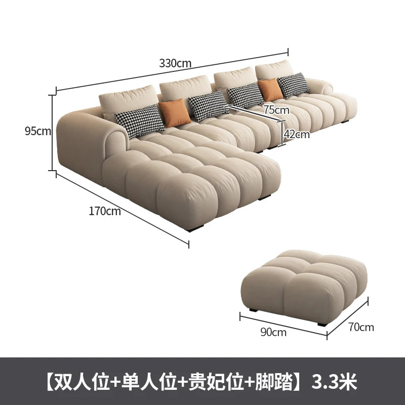 Sectional European Living Room Sofas Armchairs