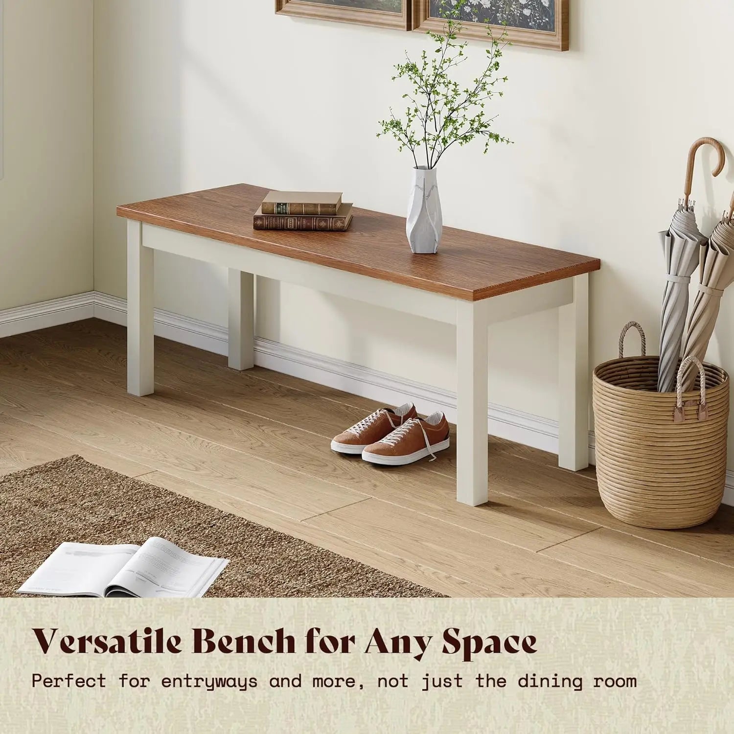 6-Piece Farmhouse Dining Table Set