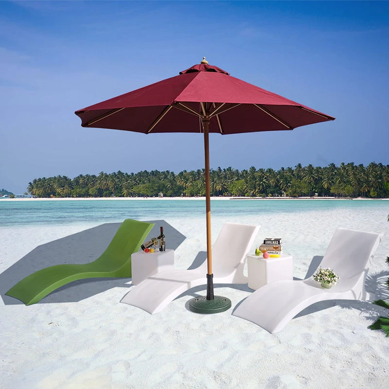 Beach Furniture White Swimming Pool Chair