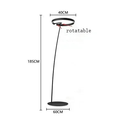 Designer Fishing Floor Lamp LED Living Room