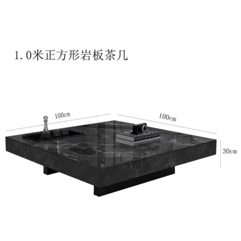 Modern Coffee Table Top Rectangular Stone Marble Top