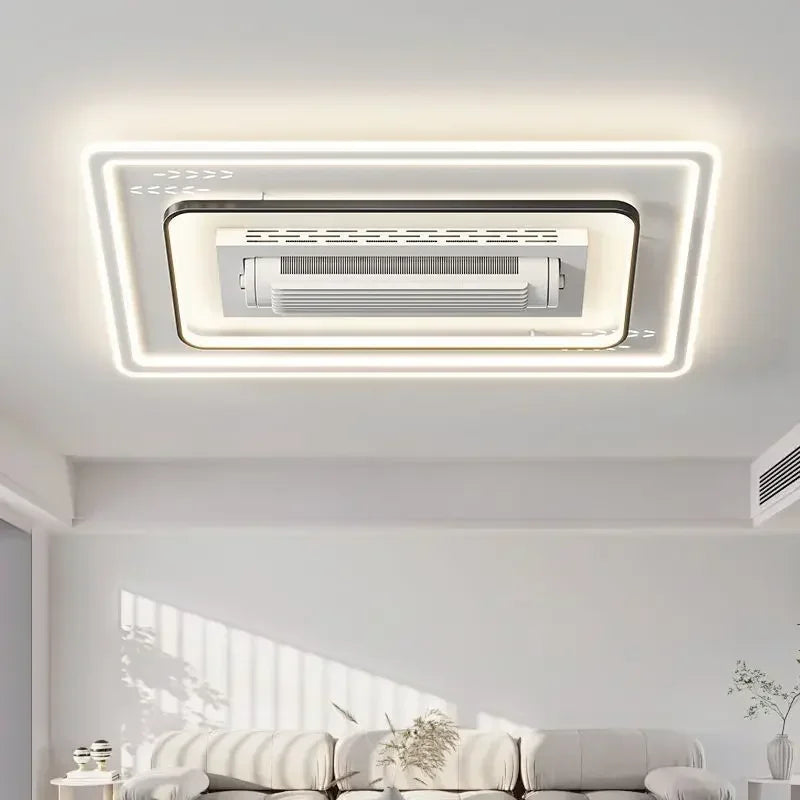 Bladeless Ceiling Fan With LED Remote