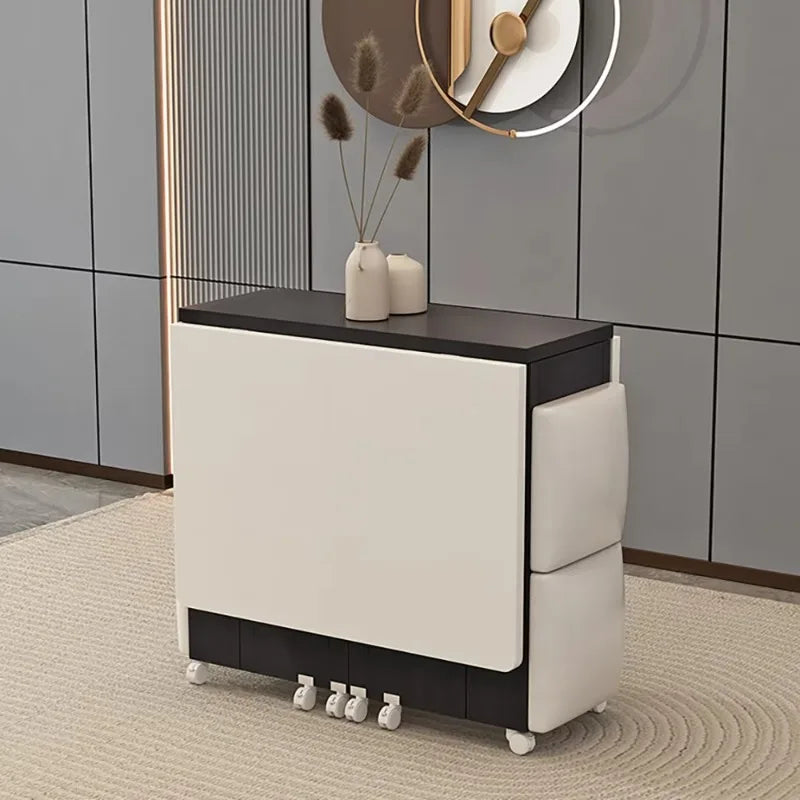 Italian Folding Dining Table 4 Stools
