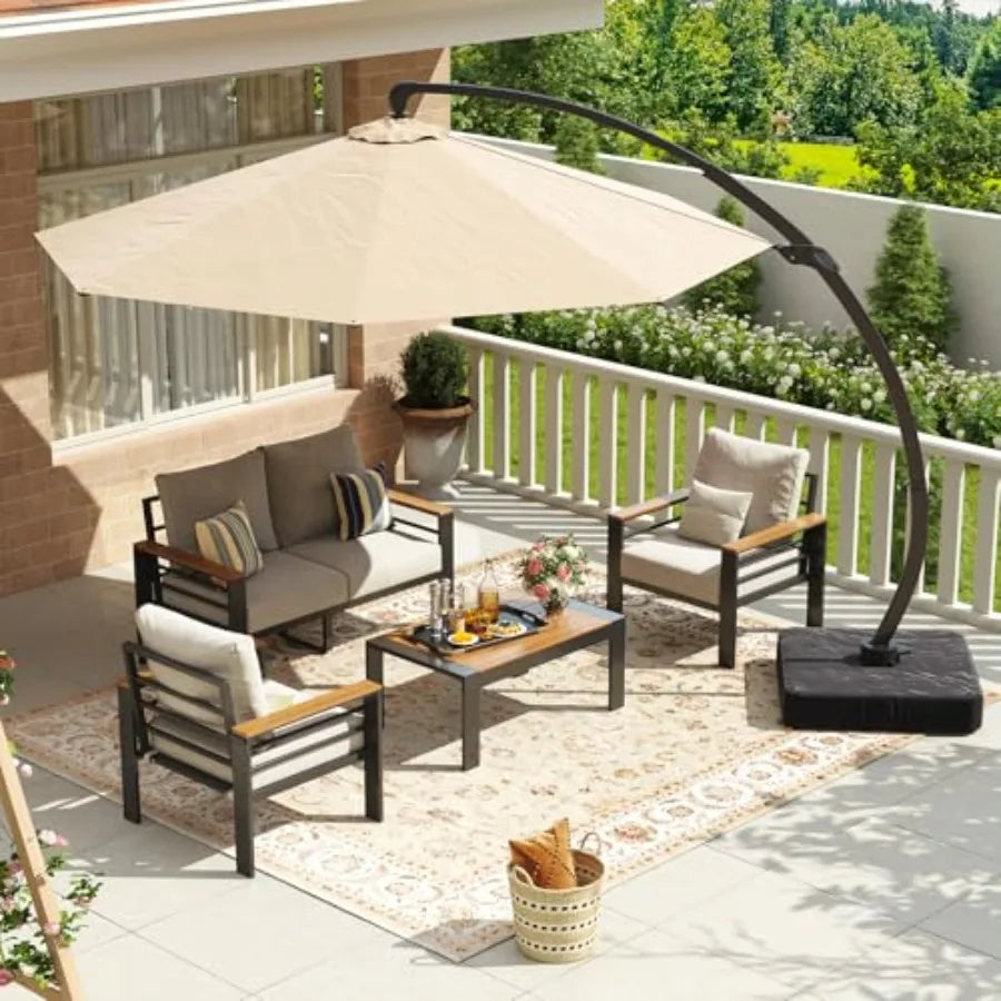Aluminum Furniture Set for Porch Balcony or Patio