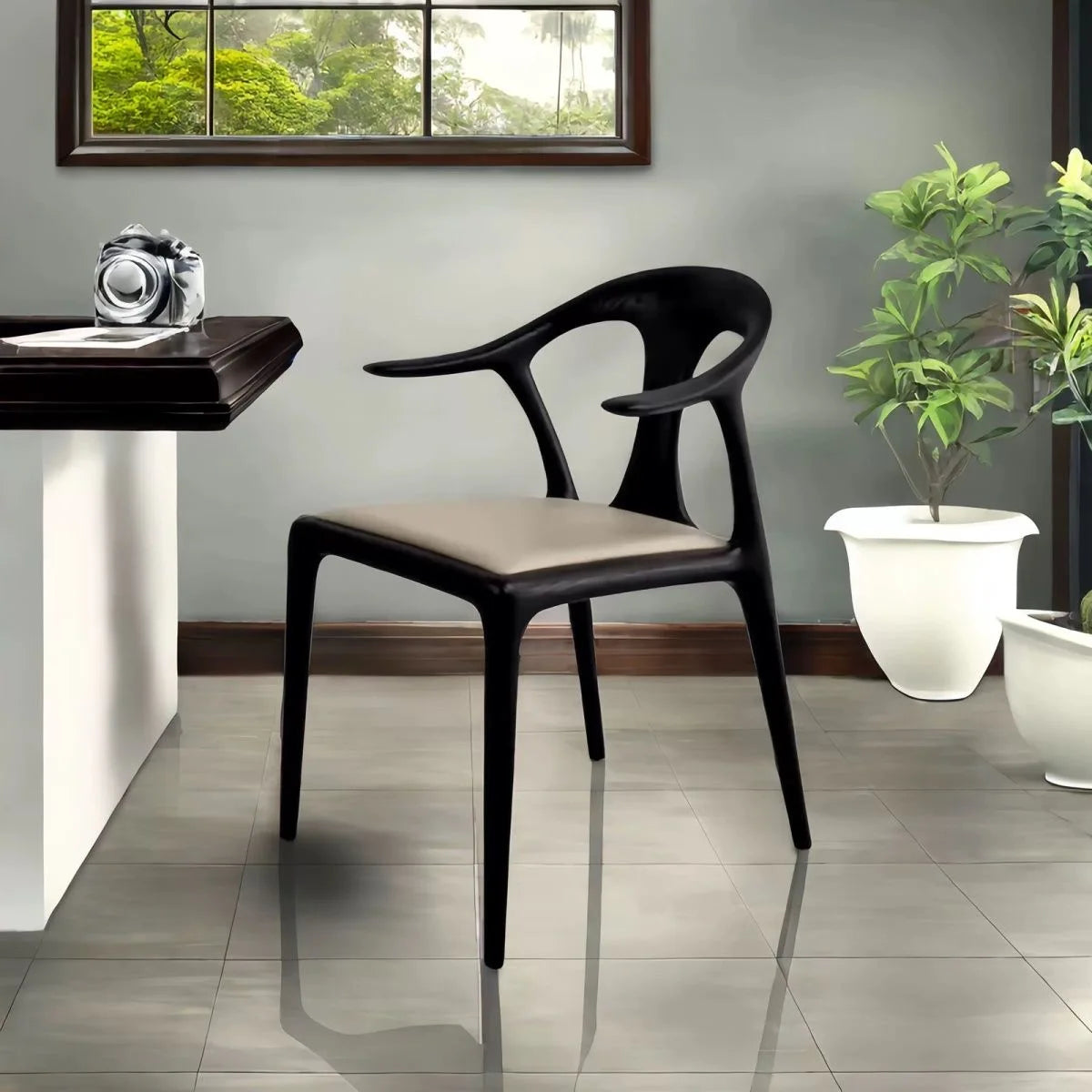Nordic Dining Chairs with Cushions \
