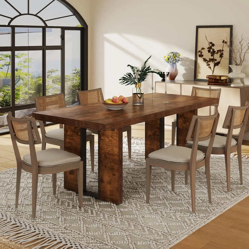 Rustic Dining Table Seats 6-8
