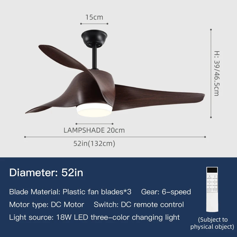 52 Inch Inverter Ceiling Fan with remote