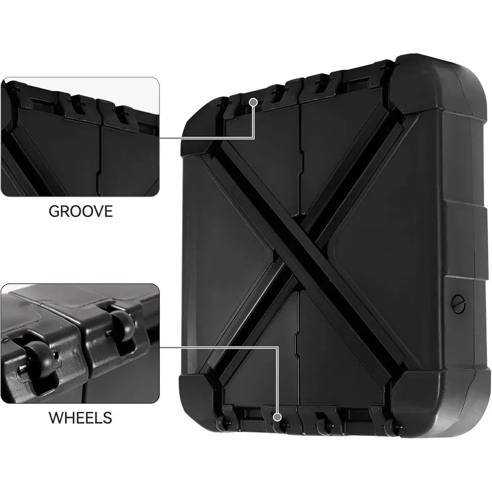 Outdoor Cantilever Umbrella Base with Wheels, Heavy Duty Stand for Large Umbrellas (34)