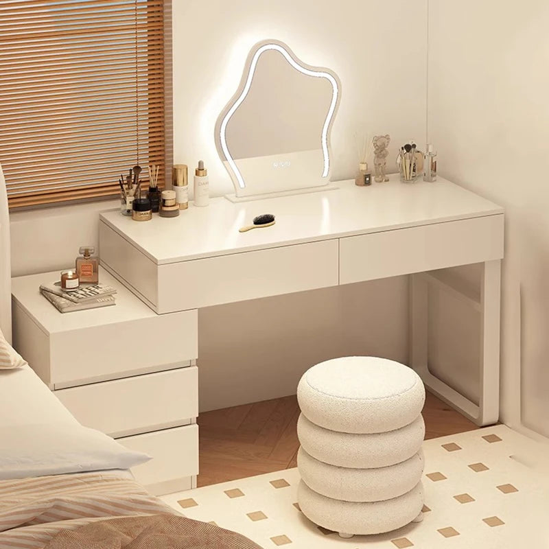 Elegant Minimalist Vanity Table Storage