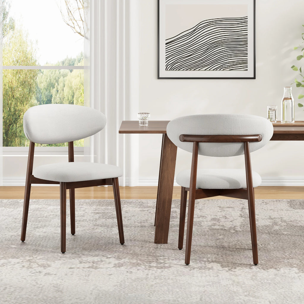 Farini Solid Wood Dining Chairs Set of 2