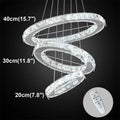 Modern Crystal Rings Led Chandelier