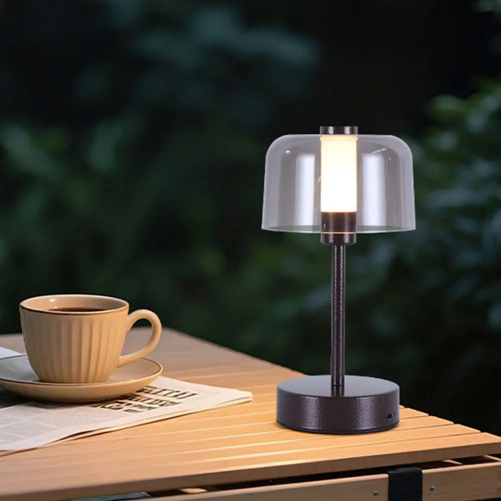 LED Bedside Lamp Touch Sensor Dimmable USB Rechargeable Cordless