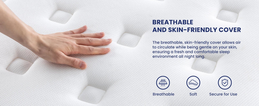 12 Inch Full/King Hybrid Gel Memory Foam Mattress,