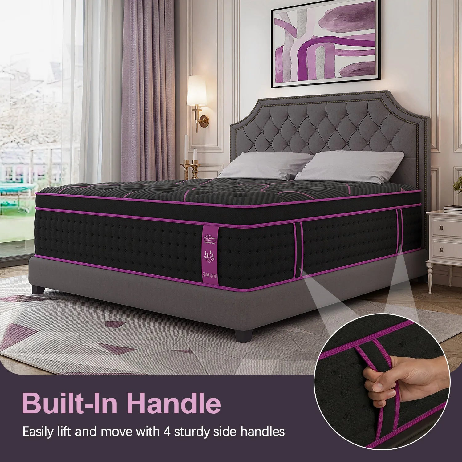 Hybrid Gel Memory Foam Mattress with Pocket Spring