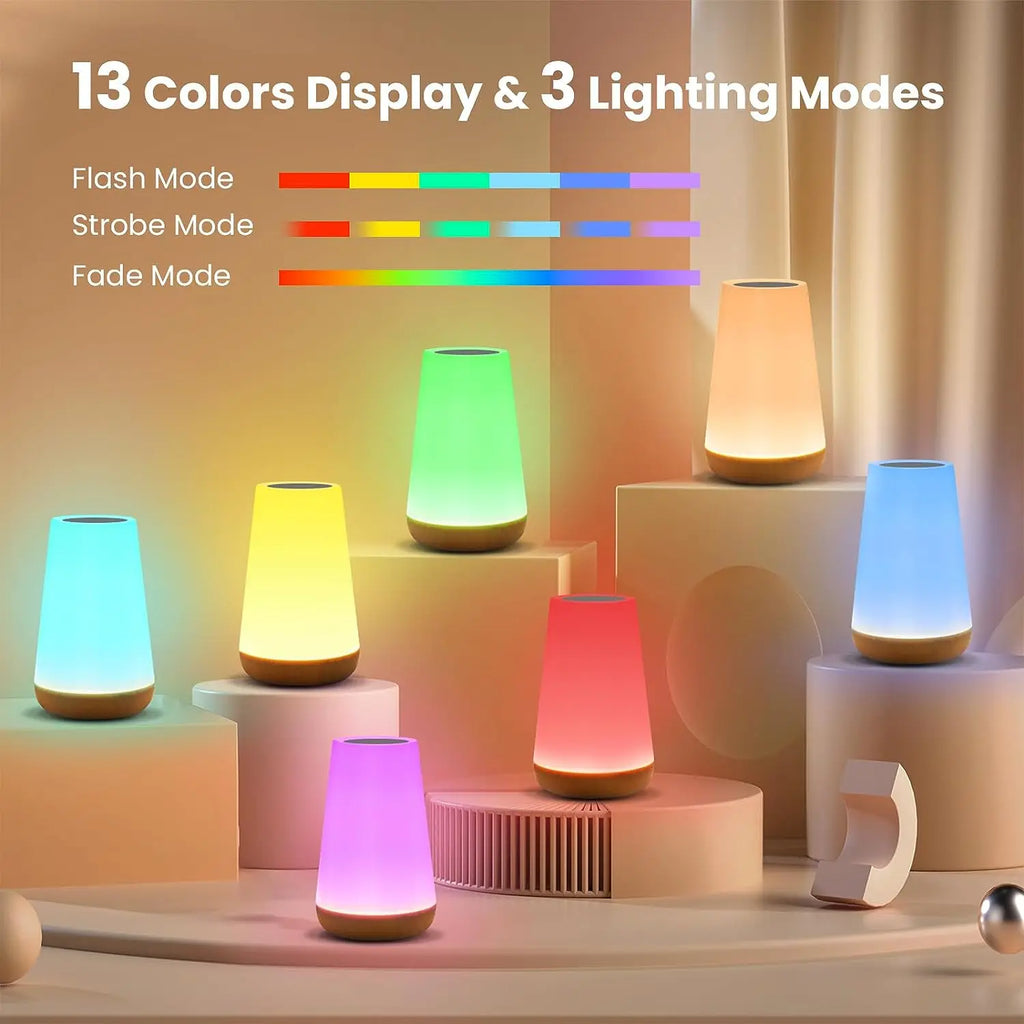 USB Rechargeable RGB Night Lamp