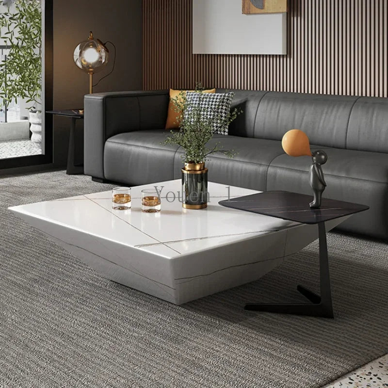 Corner Marble Elegant Coffee Tables