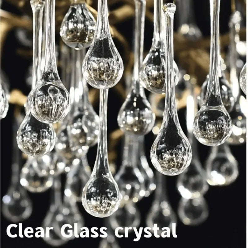 Vintage Branch Crystal Chandeliers For Dining Room