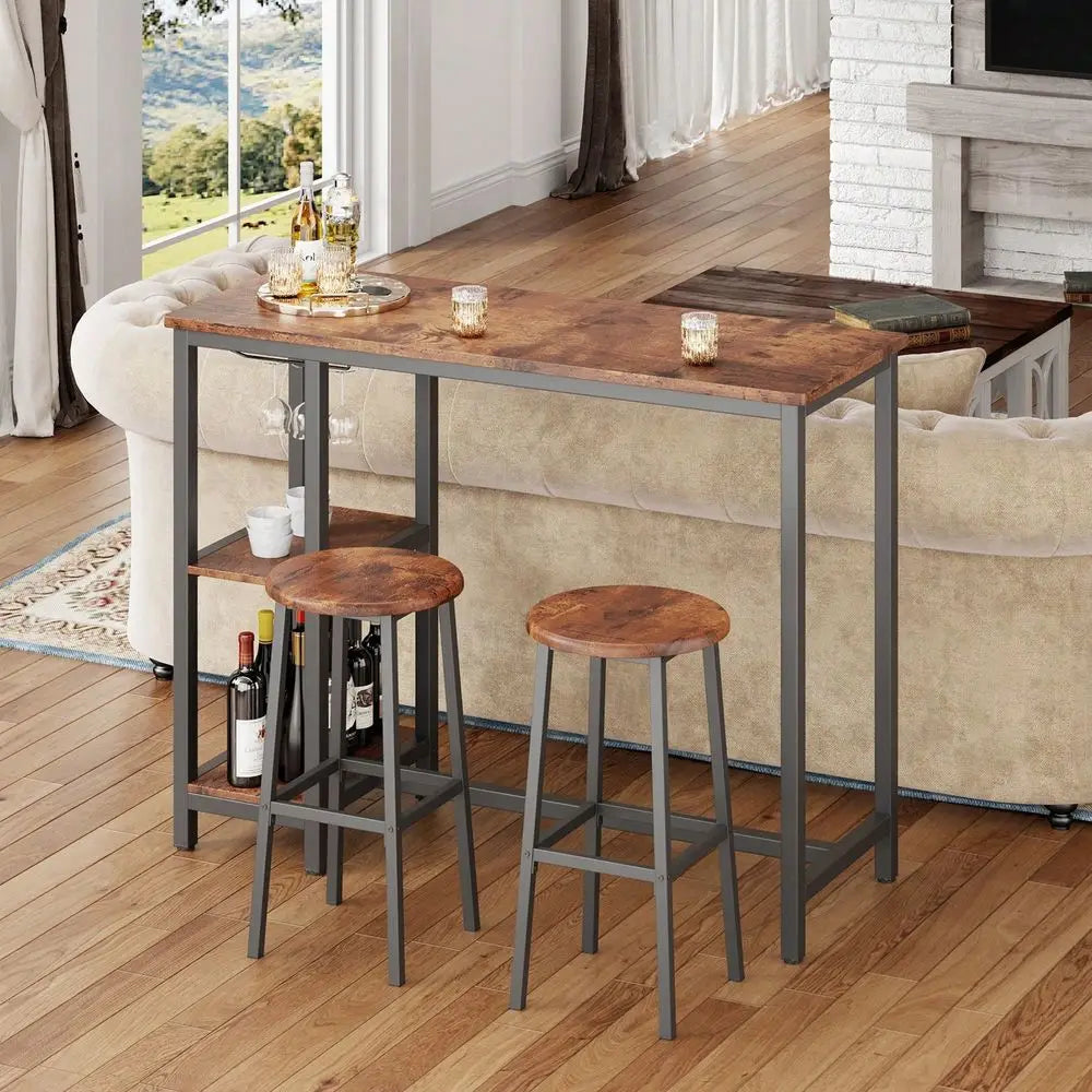 3 - Piece Kitchen Counter Dining Table Set