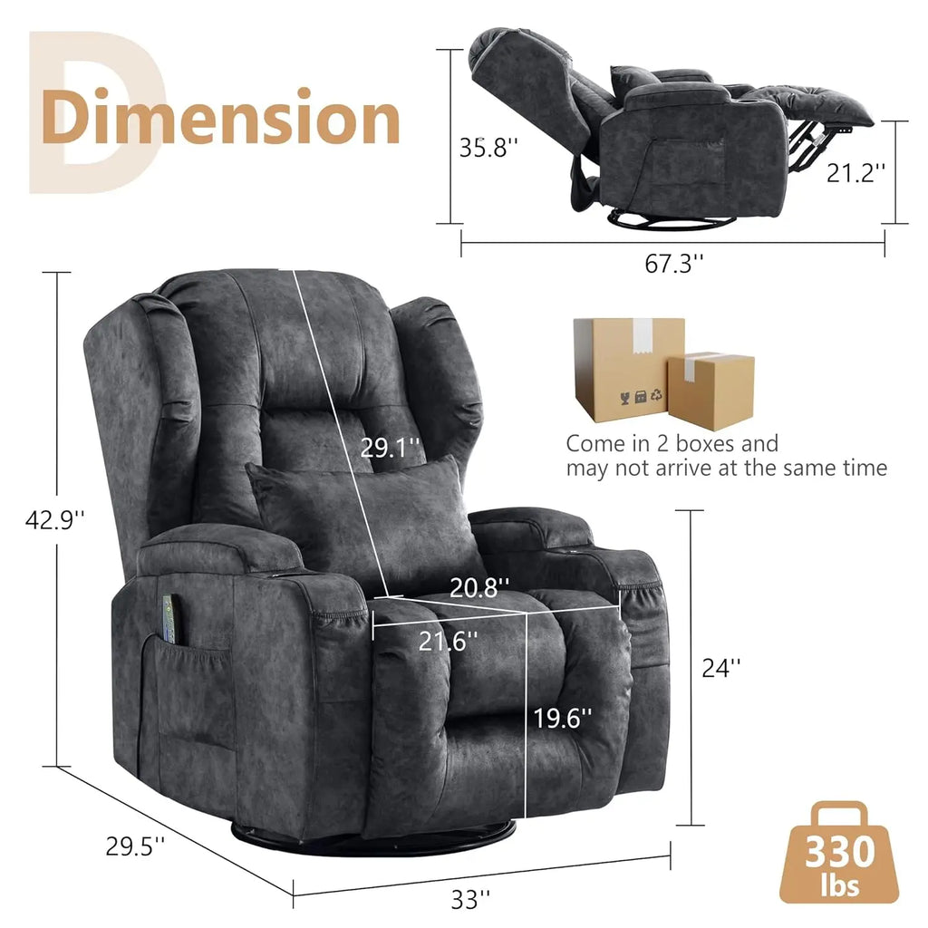 Swivel Rocker Recliner Chair