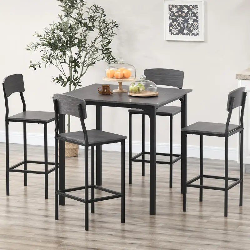 Counter Height Bar Table Set for 4