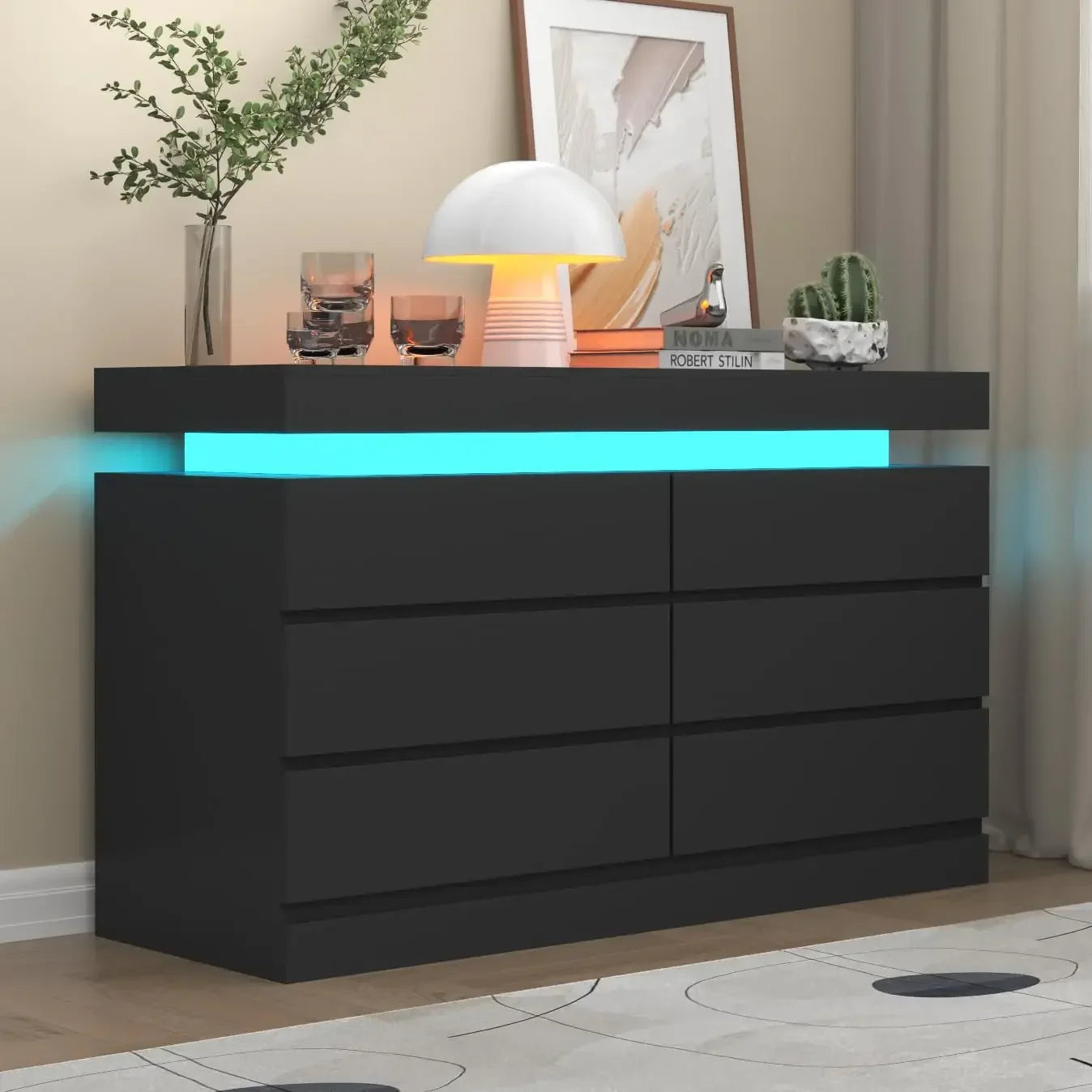 9 Drawer Dresser with Power Outlet