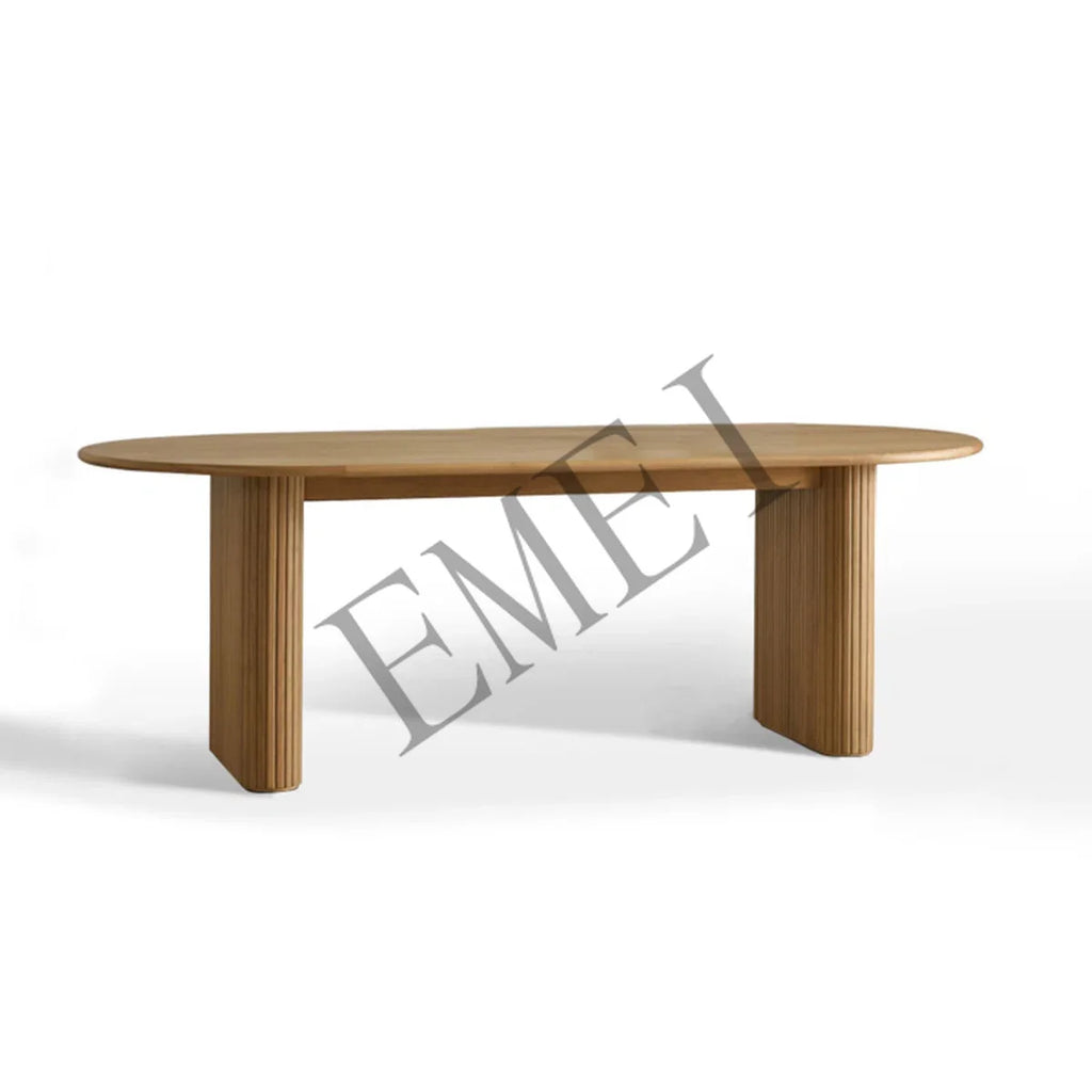 Luxury Design Dining Room Table  6-8 Seater Solid Natural Oak