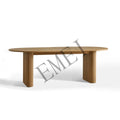 Luxury Design Dining Room Table  6-8 Seater Solid Natural Oak