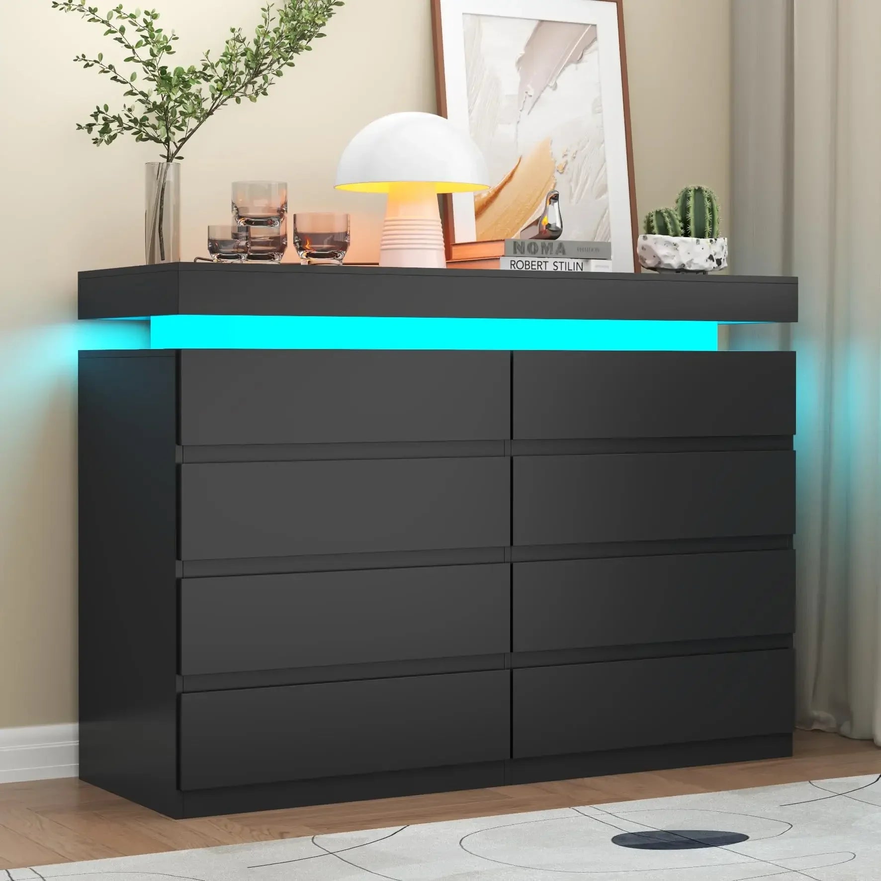 9 Drawer Dresser with Power Outlet