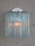 Art Deco Stained Glass Tube Chandeliers