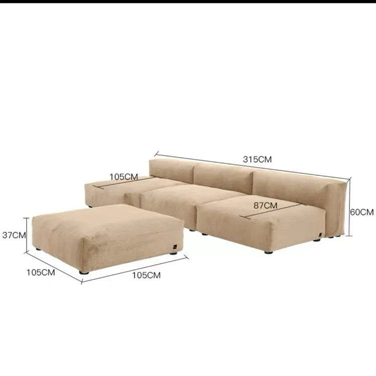 Sofa Couch Living Room Velvet Fabric Sofa Set