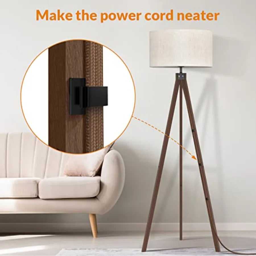 Wood Tripod Floor Lamp