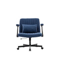 Modern Linen Blue Criss Cross Armrest Office Chair   Product Details