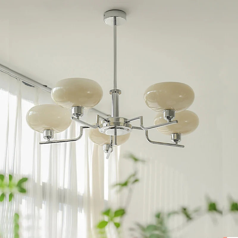 Bauhaus modern French chandelier