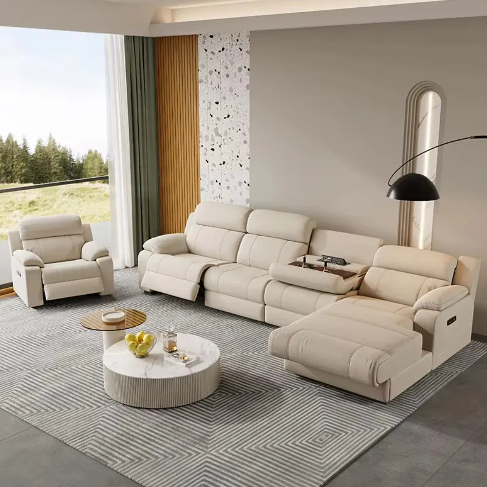 Electric Recliner Sofa Smart Fabric Sofa