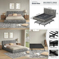 Queen Adjustable Bed Frame and 12 Inch Cooling Gel Memory Foam Mattress Set