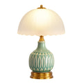 Vintage Lamp for Living Room, Bedroom 16" Modern Ceramic Table Lamps