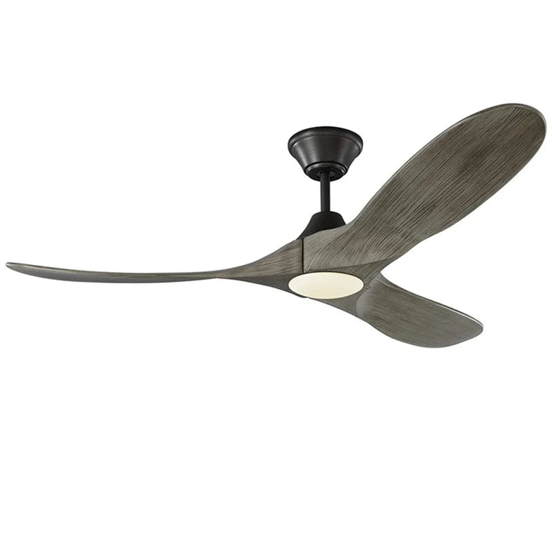 3 Wooden Blade  Decorative Ceiling Fan Light Remote Control