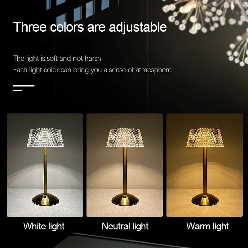 Rechargeable LED Bedroom Night Lamp