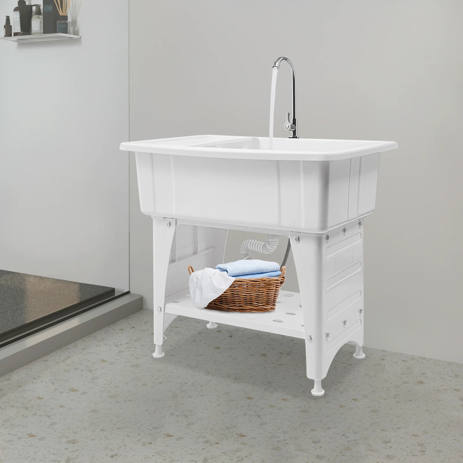 Heavy-Duty Utility Sink for Laundry