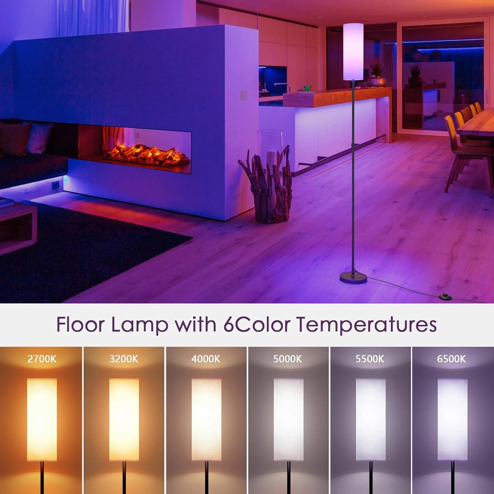 US Modern Floor Lamp Standing