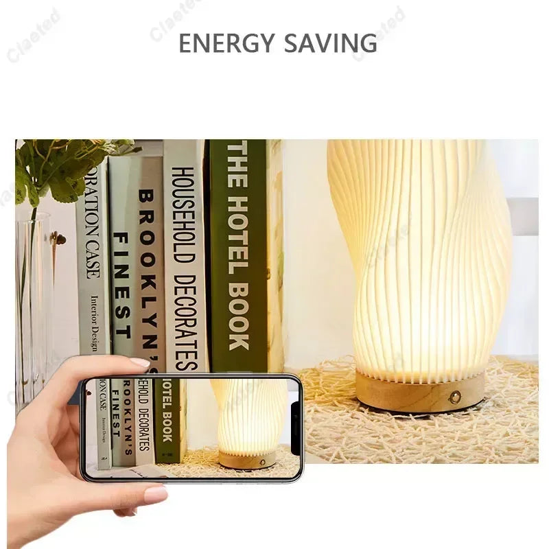 Wood Table Lamp For Bedroom