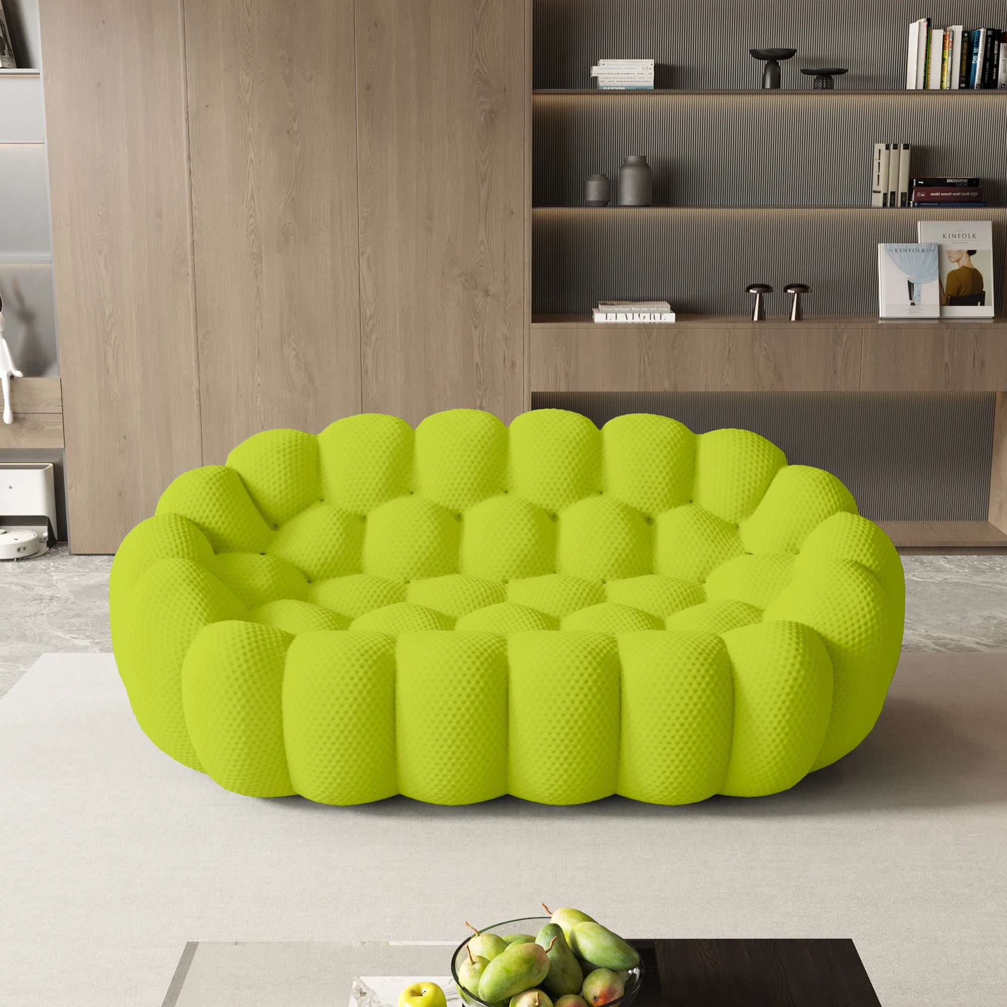 Modern Curved Boneless Football-Shaped Sofa