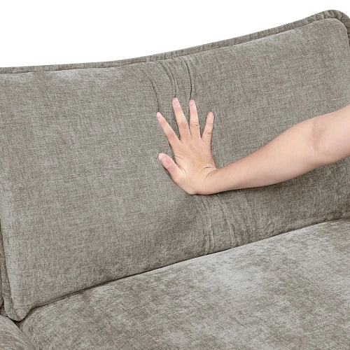 Plush Loveseat Chenille Fabric