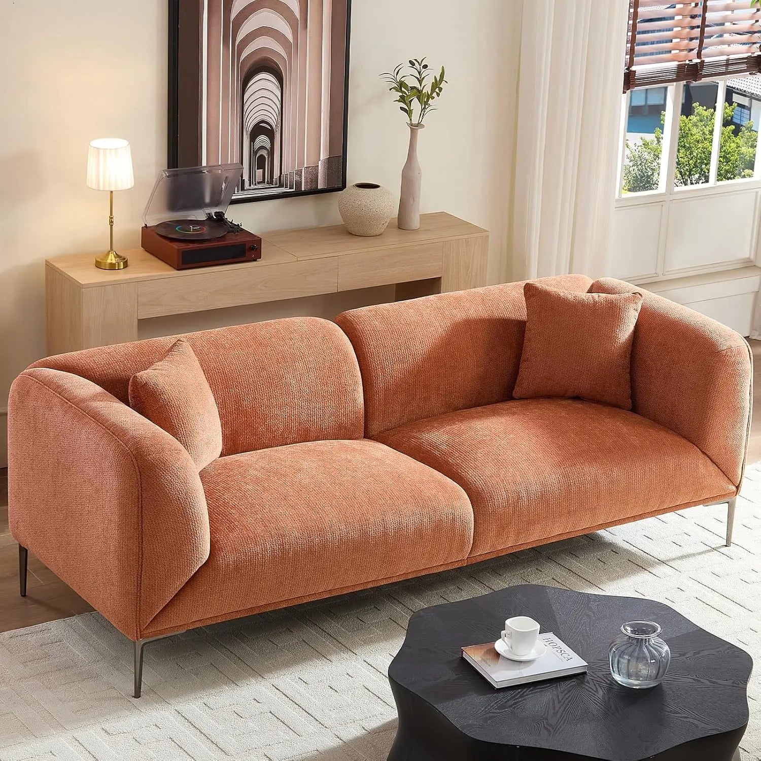 91” Modern Couch Cloud Sofa,