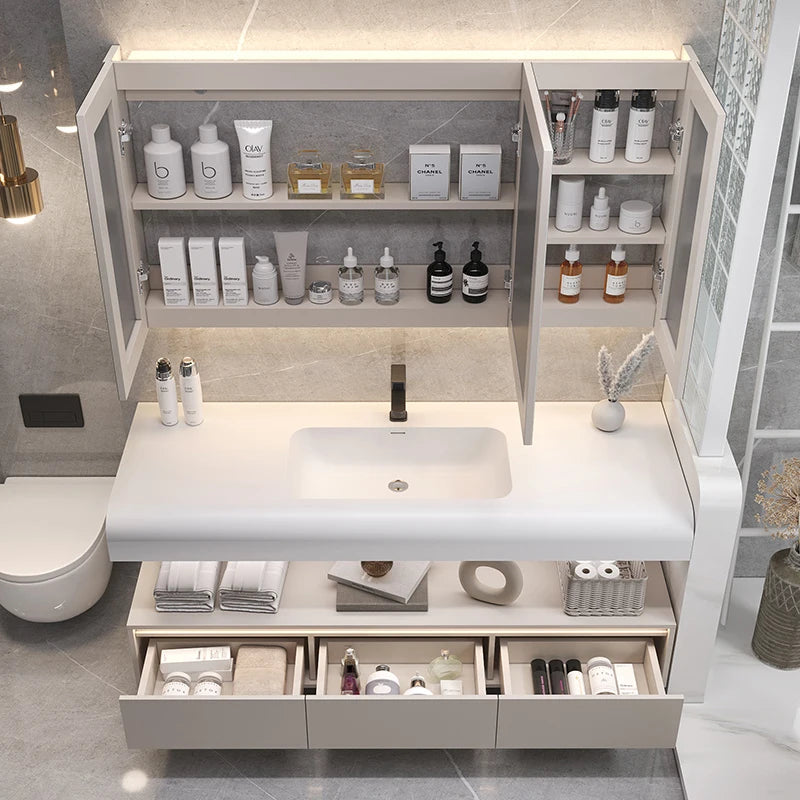 Bathroom Vanity Cabinet With Sink And Mirror
