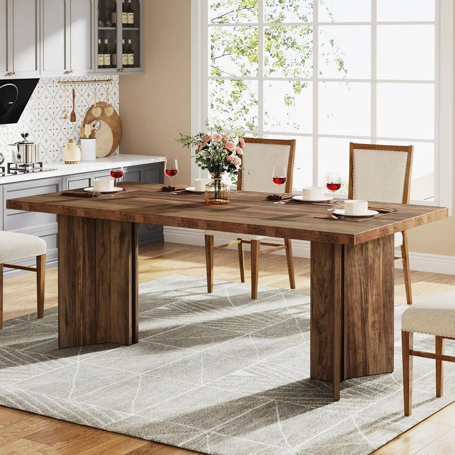 63-inch Dining Table for 4-6