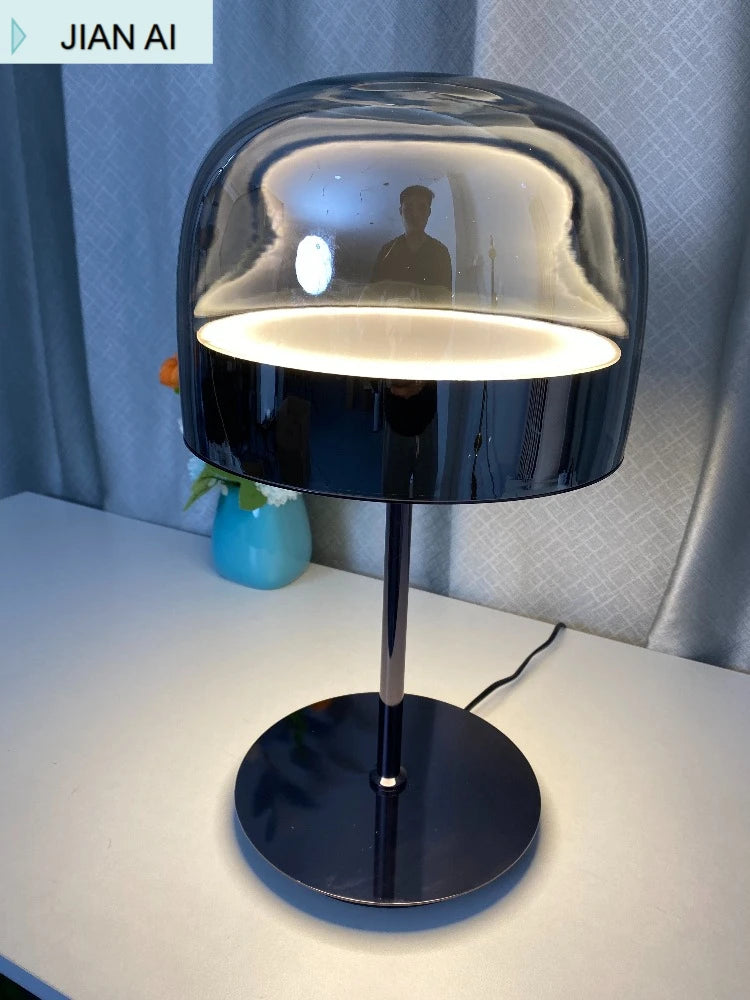 Italian Designer LED Decorative Bedside Lamp, Living Room Glass Floor Lamp