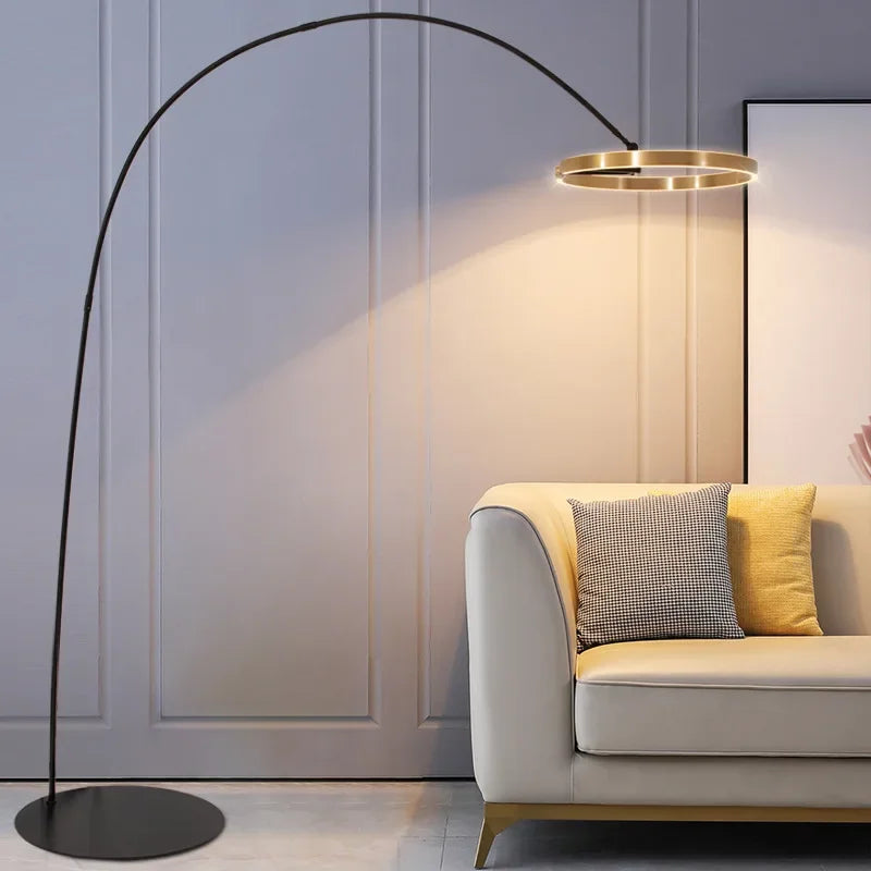 Designer Fishing Floor Lamp LED Living Room