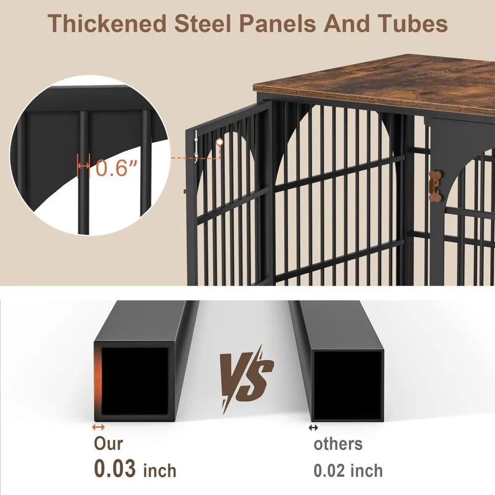Heavy Duty Dog Crate Furniture for Large and Medium Dogs